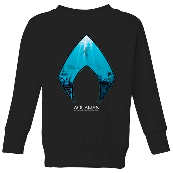 Aquaman Deep Kids' Sweatshirt - Black