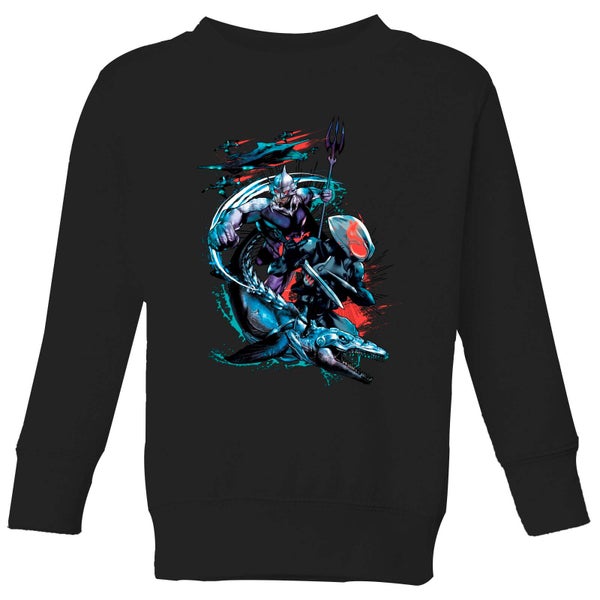 Aquaman Black Manta & Ocean Master Kids' Sweatshirt - Black