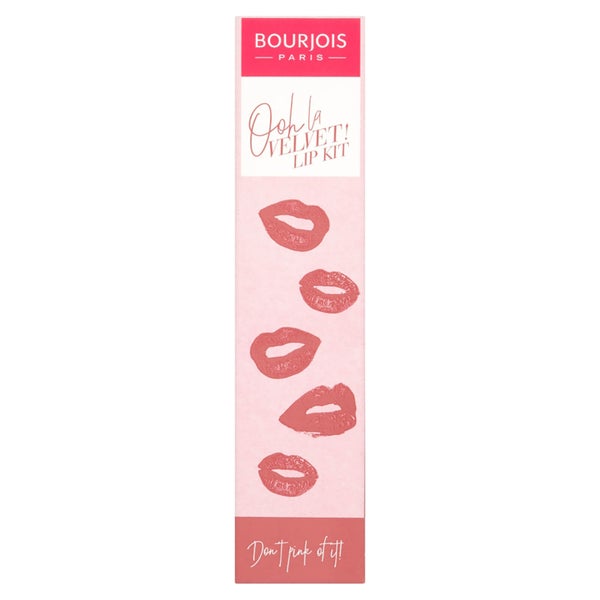 Bourjois Lip Kit -huulipuna ja huultenrajauskynä, Don't Pink Of It