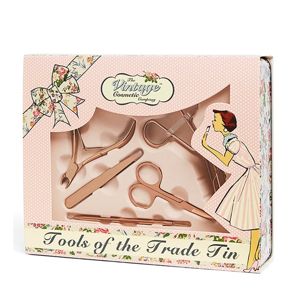 Набор маникюрных принадлежностей в жестяной коробке The Vintage Cosmetic Company Tools of the Trade Tin
