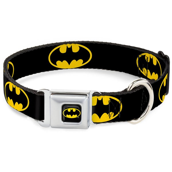 Buckle-Down DC Comics Batman Shield Dog Collar (Various Sizes)