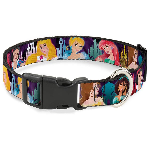 Buckle-Down Disney Princess Plastic Clip Dog Collar (Various Sizes)