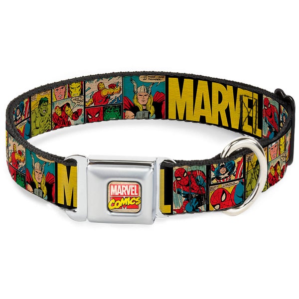 Buckle-Down Marvel Comics Dog Collar (Various Sizes)