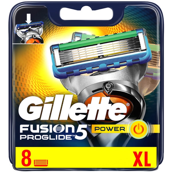 Gillette Fusion5 Proglide Power Razor Blades (8 Pack)