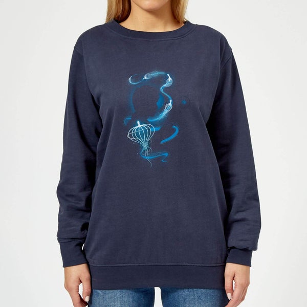 Fantastic Beasts Newt Silhouette Women's Sweatshirt - Navy