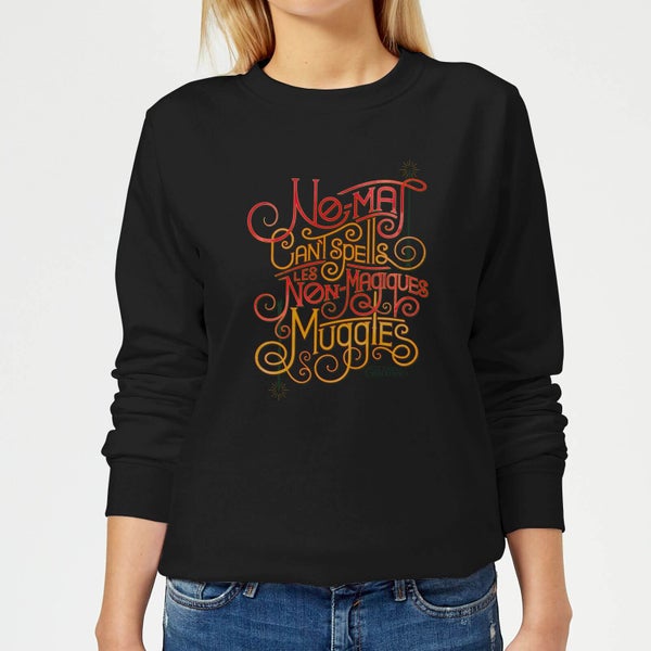 Fantastic Beasts No-Maj Women's Sweatshirt - Black