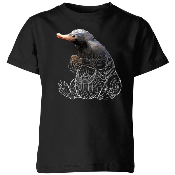 Fantastic Beasts Tribal Niffler Kids' T-Shirt - Black