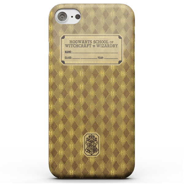 Coque Smartphone Cahier Poufsouffle - Harry Potter pour iPhone et Android