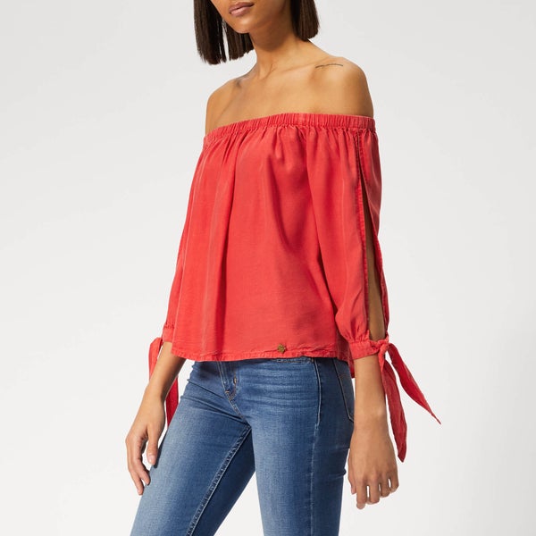 Superdry Women's Helena Top - Washed Red