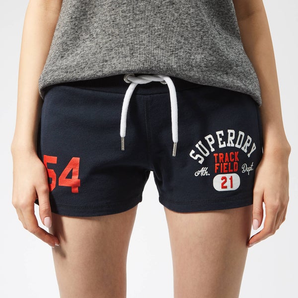 Superdry Women's Track and Field Lite Shorts - Eclipse Navy