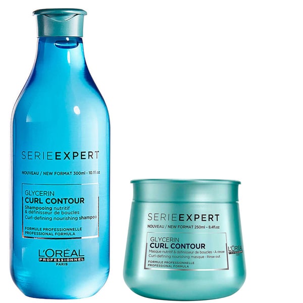Duo de Shampoo e Máscara Expert Curl Contour da L'Oréal Professionnel Serie