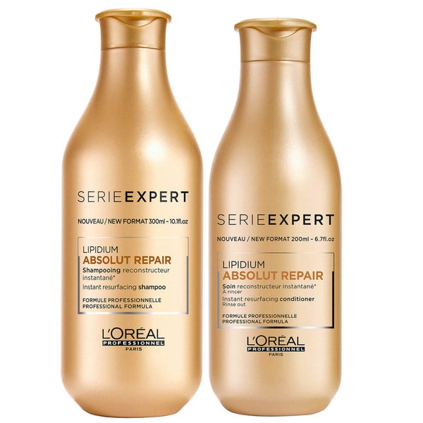 L'Oréal Professionnel Absolut Repair Lipidium Shampoo and Conditioner Duo(로레알 프로페셔널 앱솔루트 리페어 리피듐 샴푸 앤 컨디셔너 듀오)