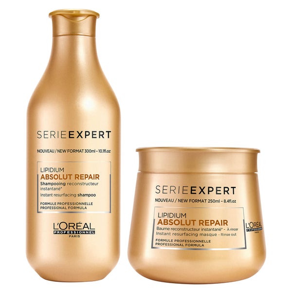 L'Oréal Professionnel Absolut Repair Lipidium Shampoo and Masque Duo -shampoo ja hiusnaamio