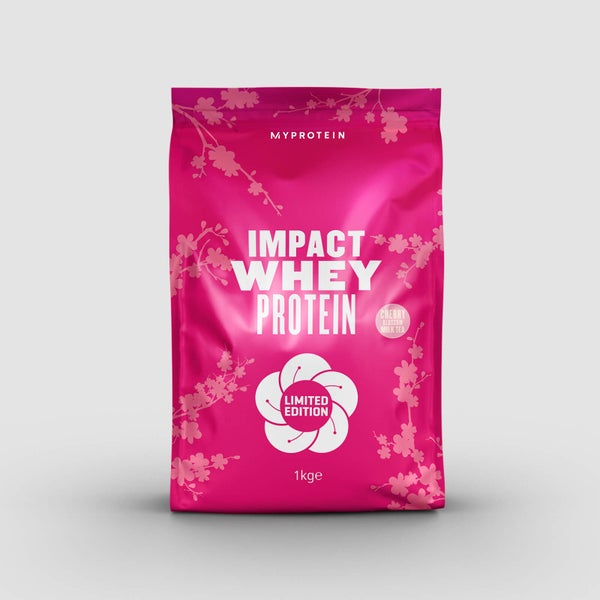 Myprotein Impact Whey Protein, Cherry Blossom Milk Tea, 1kg