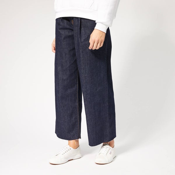 Levi's Women's Ribcage Pleated Crop Jeans - Motown Philly