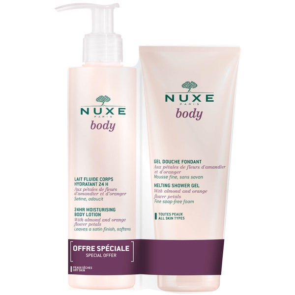 NUXE Body - Moisturising Body Lotion + Melting Shower Gel (Worth £43.50)