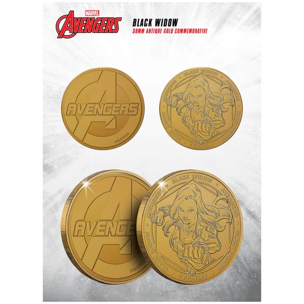 Marvel Black Widow Collectible Evergreen Commemorative Coin