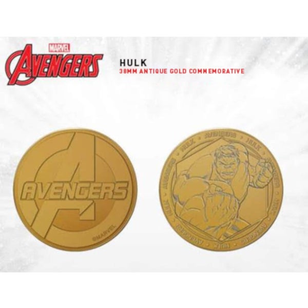 Marvel The Hulk Collectable Evergreen Commemorative Coin