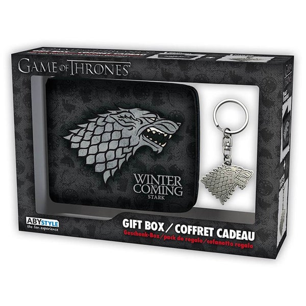 Game of Thrones Stark Wallet and Keyring Set