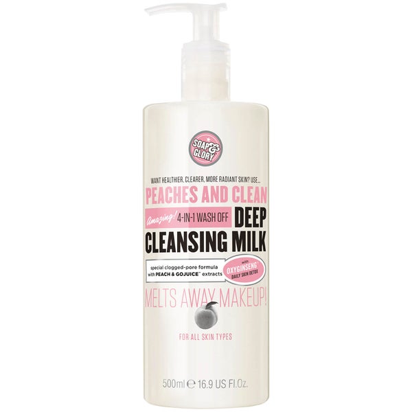 Soap and Glory Peaches and Clean Deep Cleansing Milk 11.8oz