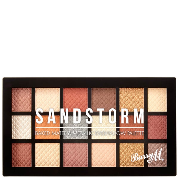 Barry M Cosmetics Baked Eyeshadow Palette Sandstorm