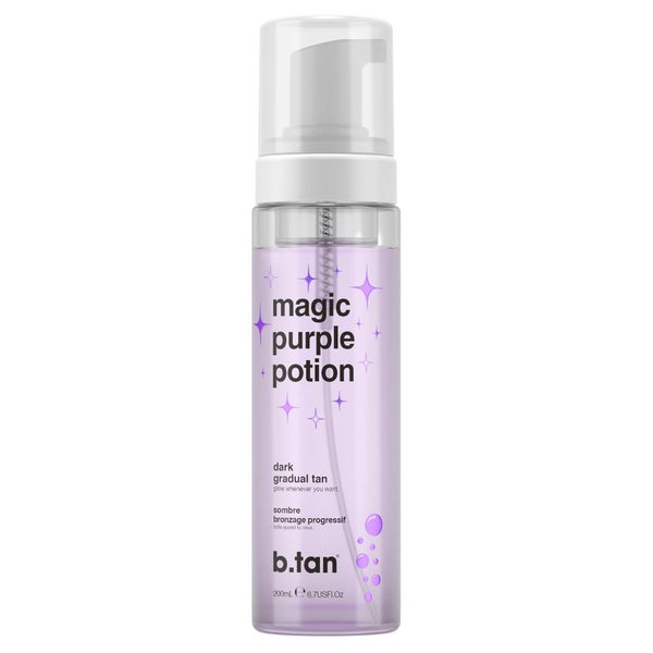 B.Tan Magic Purple Potion Gradual Glow Dark Mousse -rusketusvaahto
