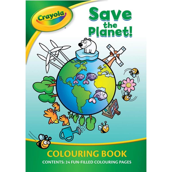 Livre à colorier Crayola Save The Planet