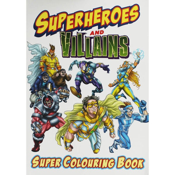 Superheroes Bumper Colouring Book