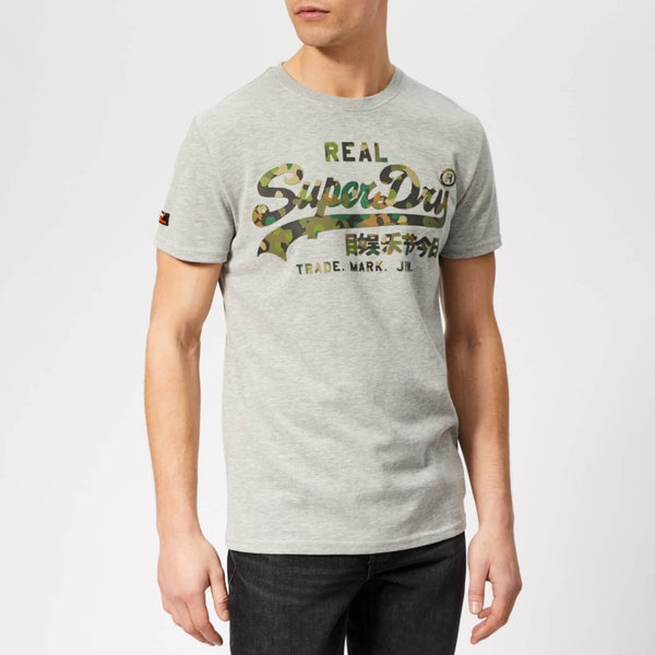 Superdry Men's Camo Logo T-Shirt - Grey