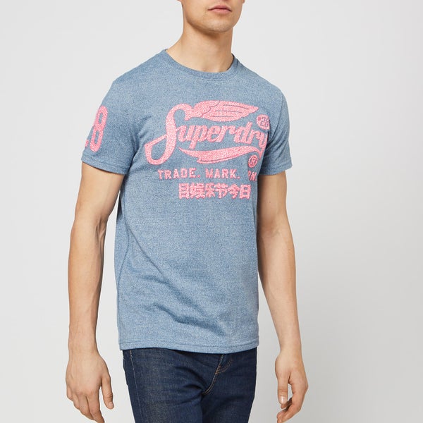 Superdry Men's Racing Series T-Shirt - Washed Denim