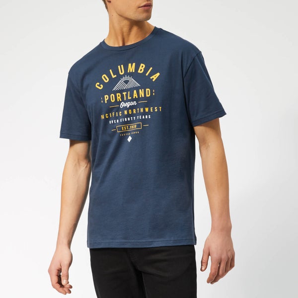 Columbia Men's Leathan Trail Short Sleeve T-Shirt - Carbon