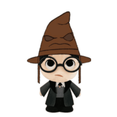 Harry Potter - Harry with Sorting Hat SuperCute Plush