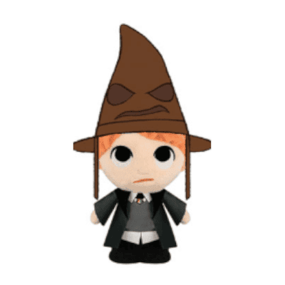 Harry Potter - Ron with Sorting Hat SuperCute Plush