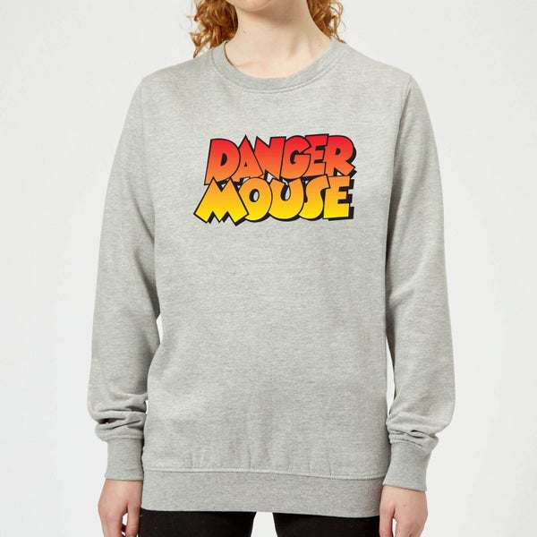 Danger Mouse Colour Logo Damen Sweatshirt - Grau