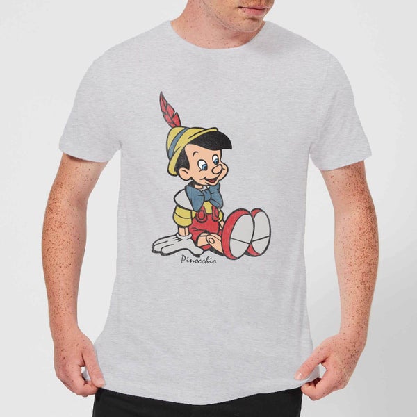 T-Shirt Homme Pinocchio Disney - Gris