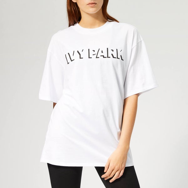 Ivy Park Women's Logo Shorts Sleeve Slim T-Shirt - White