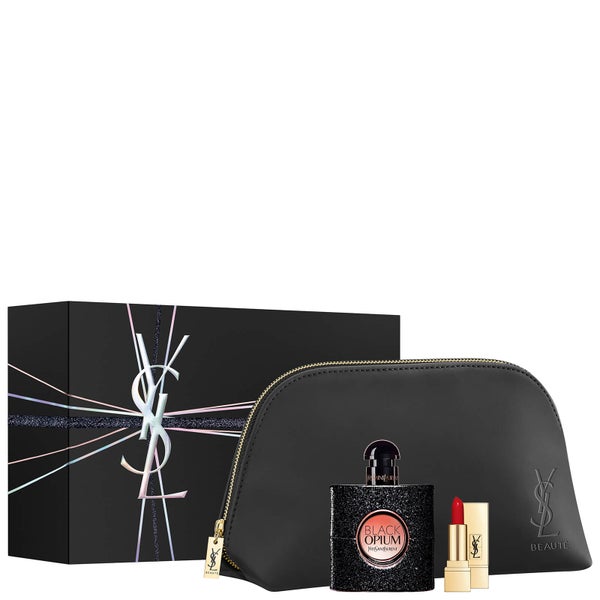 Yves Saint Laurent Black Opium and Lipstick Gift Set