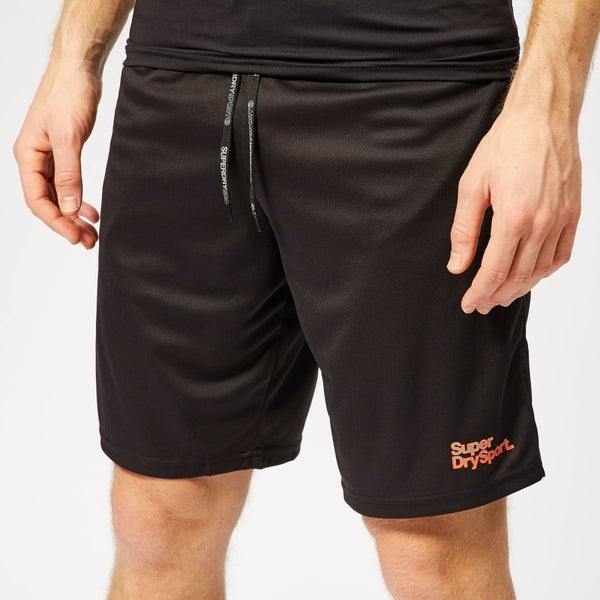 Superdry Sport Men's Active Relaxed Shorts - Black