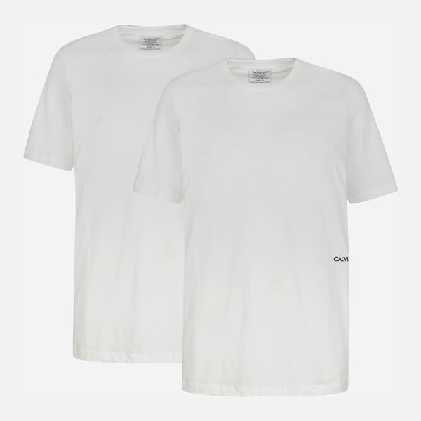 Calvin Klein Men's Twin Pack T-Shirt - White