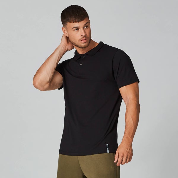 Luxe Classic Polo - Black