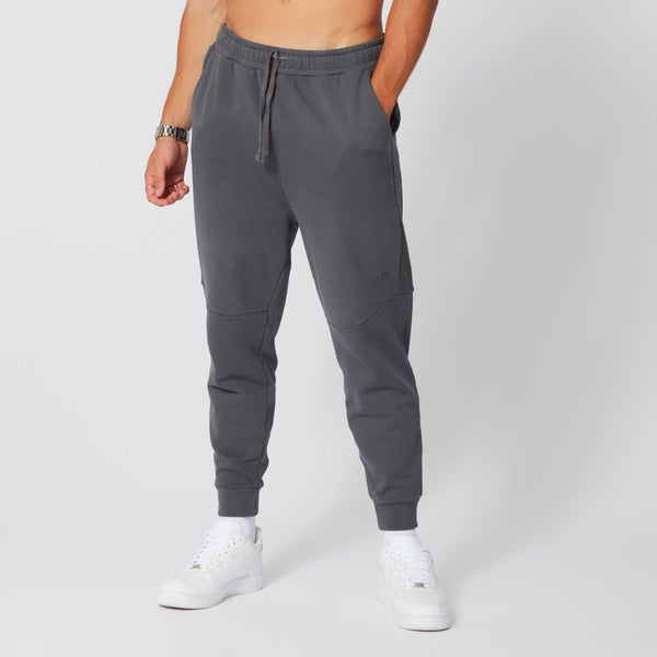 Pantaloni da corsa effetto lavato - Grigio