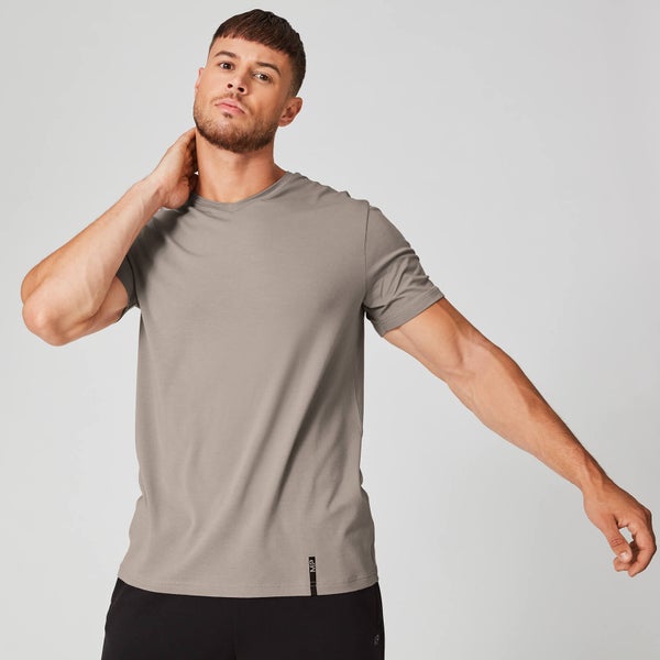 Luxe Classic V-Neck T-Shirt - Slate Grey