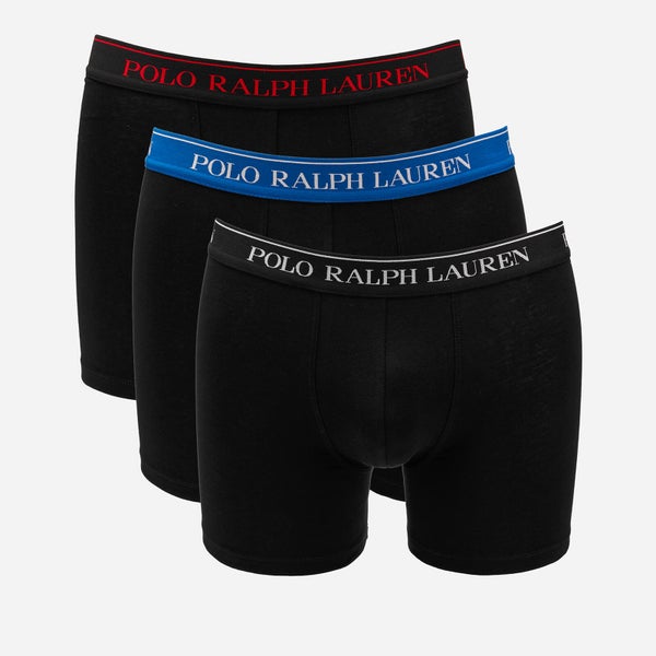 Polo Ralph Lauren Men's 3 Pack Boxer Briefs - Black