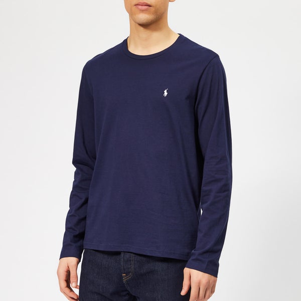 Polo Ralph Lauren Men's Long Sleeve Liquid Jersey T-Shirt - Cruise Navy