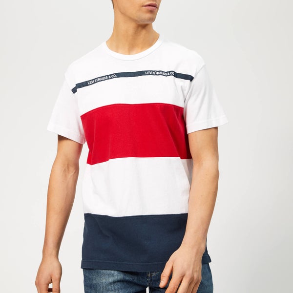 Levi's Men's Mighty Taped T-Shirt - White Lychee