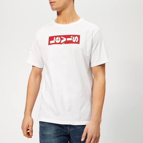 Levi's Men's Oversized Lazy Graphic T-Shirt - White