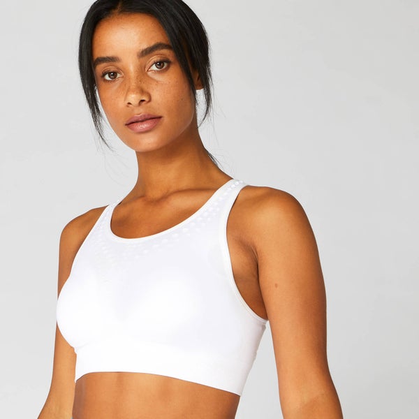 MP Women's Shape Seamless Ultra Sports Bra — White