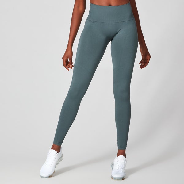 MP Luxe Ribbed Seamless Leggings - Castle Rock - L