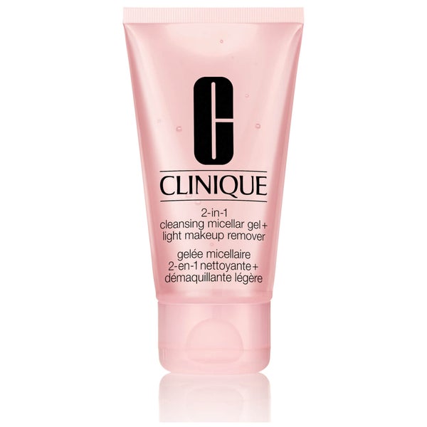 Clinique 2-in-1 Cleansing Micellar Gel and Light Makeup Remover 30ml (Free Gift)