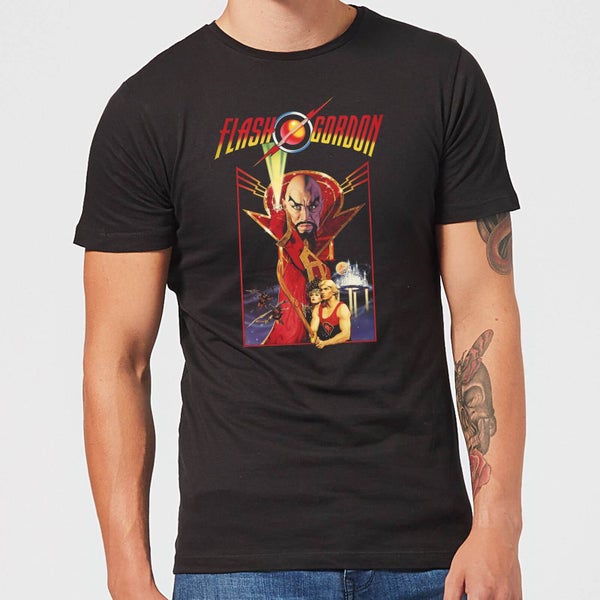 Flash Gordon Retro Movie Men's T-Shirt - Black